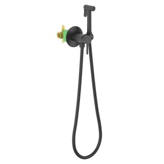 Гигиенический душ со смесителем Timo Saona 2338/03SM чёрный матовый